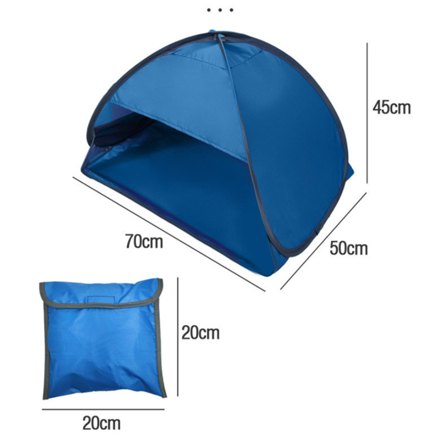 Summer Mini Portable Pop-Up Beach & Camp Head Shade Tent (Windproof, Sun Shelter)