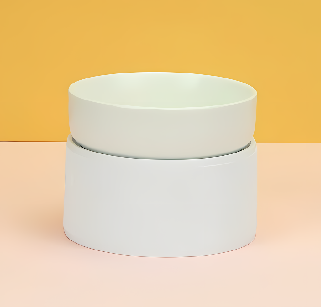 Whisker-Friendly Ceramic Cat Bowl — Non-Slip, Shallow Design for Comfy Meals